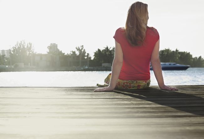 Women relaxing and enjoy the view