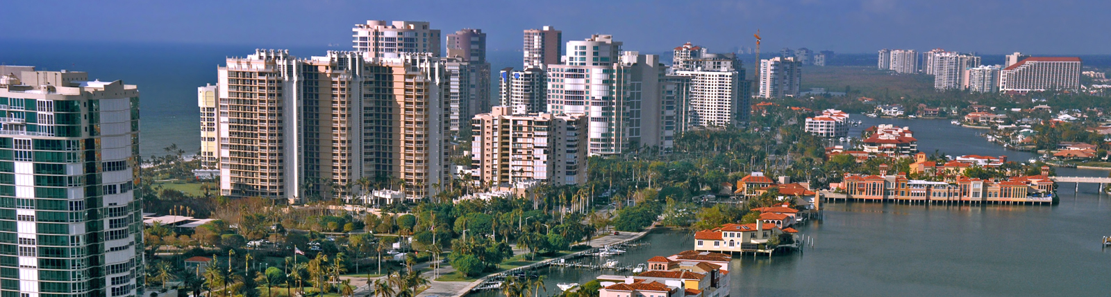 Cityscape of Naples, Florida, where Naples Trust Company serves
