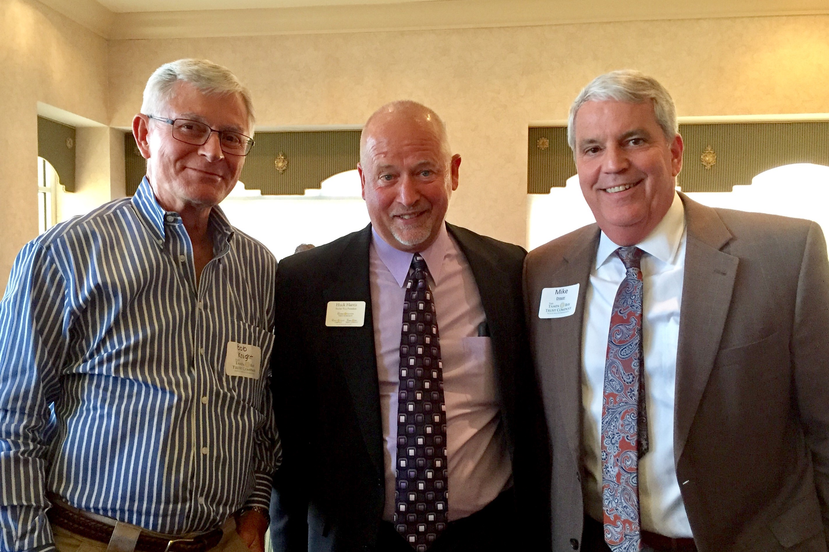 Tampa Bay Trust Company hosts an investment program at Grasslands Country Club