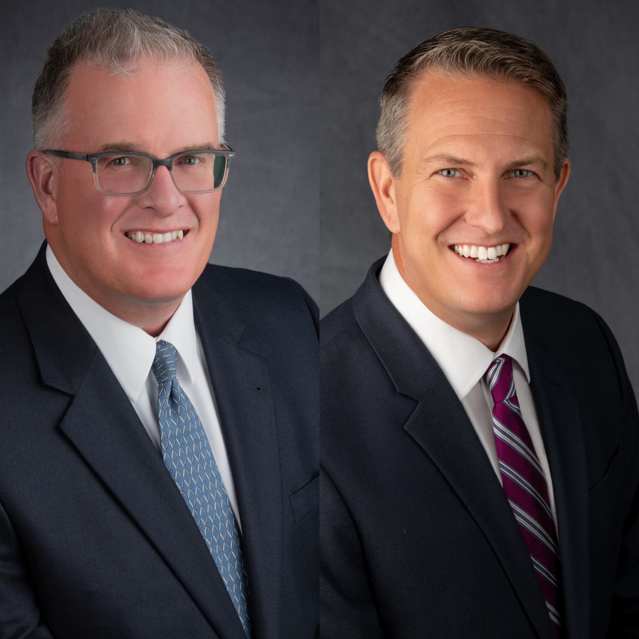 Headshots of Edwin C. Ciskowski and Jeffrey A. Muddell from the Sanibel Captiva Trust Company