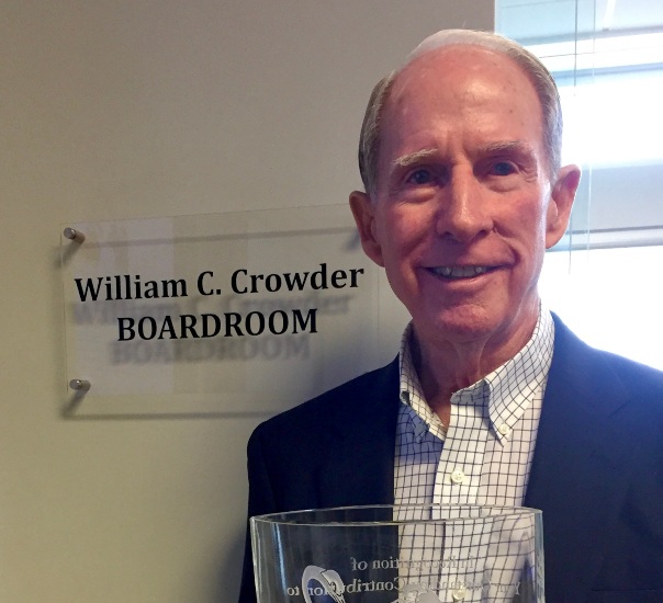 William C. Crowder, being honored with boardroom named after him for his contributions at The Tampa Bay Trust Company