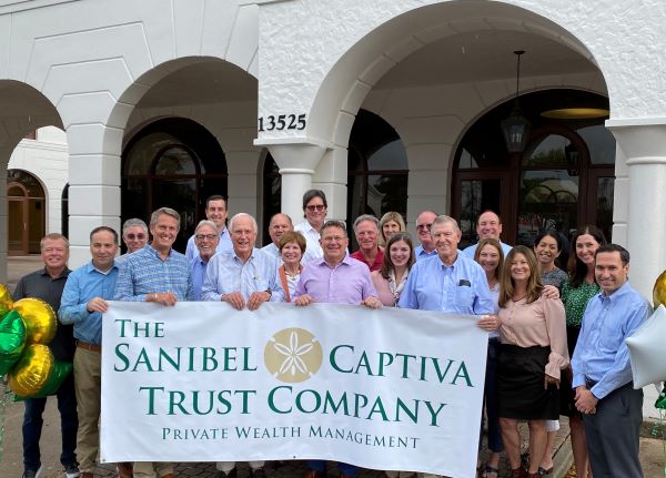 The Sanibel Captiva Trust Company celebrates their future Fort Myers office