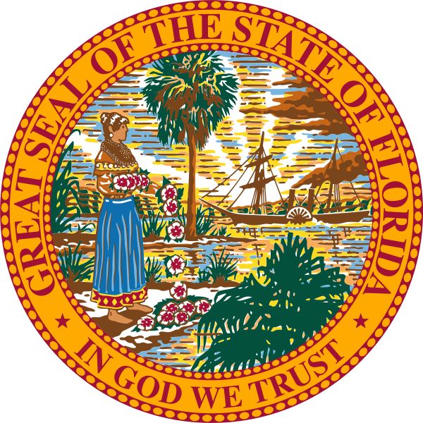 Link to The Great Seal of the State of Florida logo